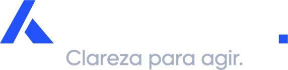 Logo da Avercora com a tagline Clareza para agir, sobre fundo escuro