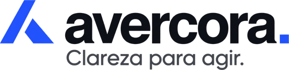 Logo da Avercora com a tagline Clareza para agir, sobre fundo claro